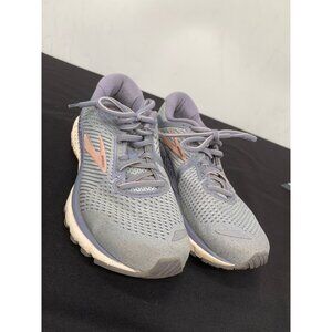 Brooks Womans 8B Gray Peach Adrenaline GTS 20 Running Shoe Sneaker